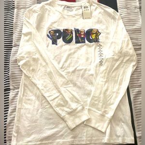 Youth Polo Bear long sleeve t-shirt.